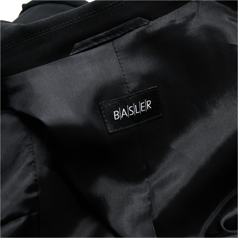 BASLER Black Jacket with Patent Leather Trim - Picture 4 of 13